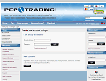 Tablet Screenshot of pcp-trading.de